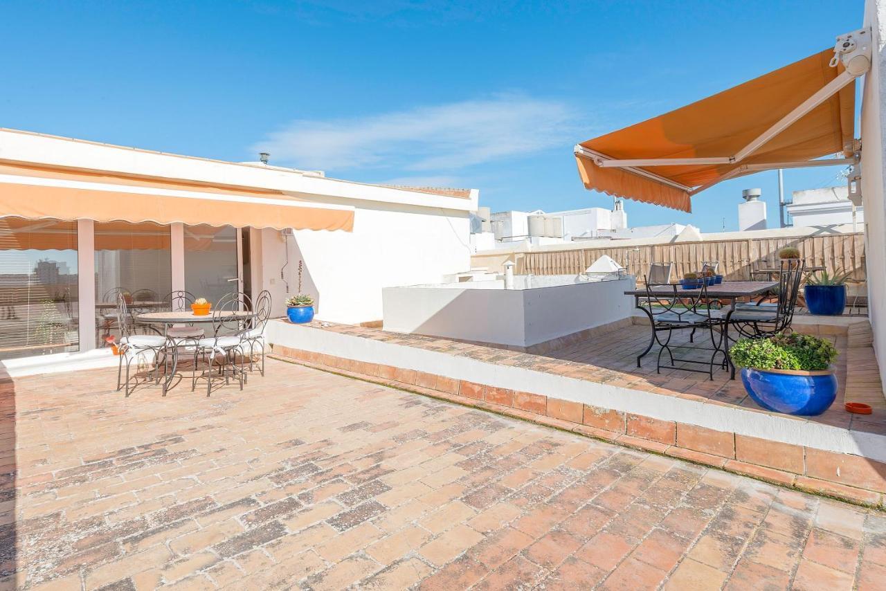 Atico En El Centro Con Terraza Apartment Cadiz Bagian luar foto